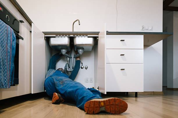 Professional Drain Cleaning technician working in Jamesville, NC